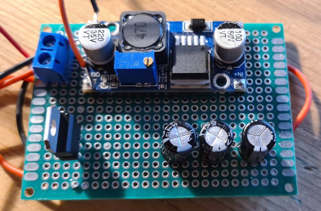 5V LM7805 and 4.2V LM2596 power supply board for SIM800L